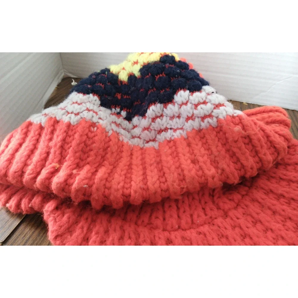 Handmade red white